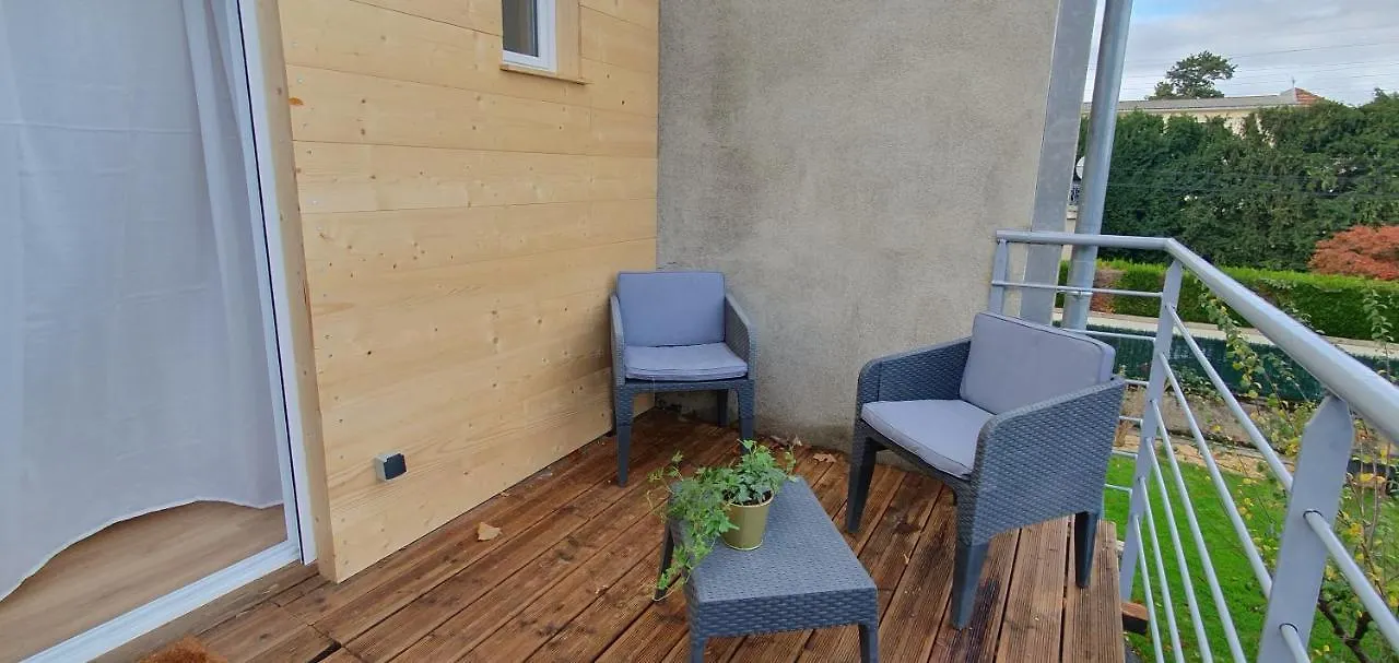 Charmant T2 Avec Grande Terrasse Quartier Jardin Massey 塔布 公寓